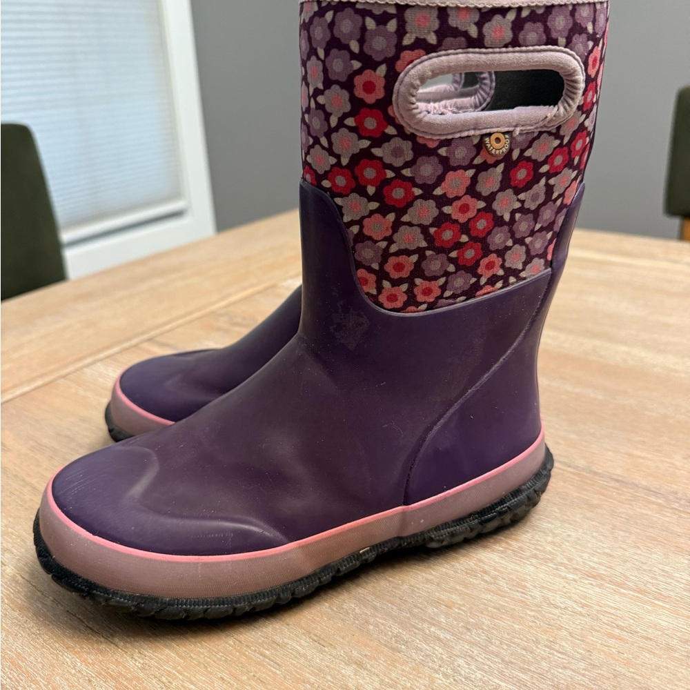 Bogs Purple and Pink Kids Boots